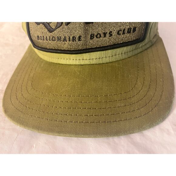 Vintage Bbc Ice Cream Billionaire Boys Club Olive Green Snapbacks Hat Patch Logo - Picture 8 of 16